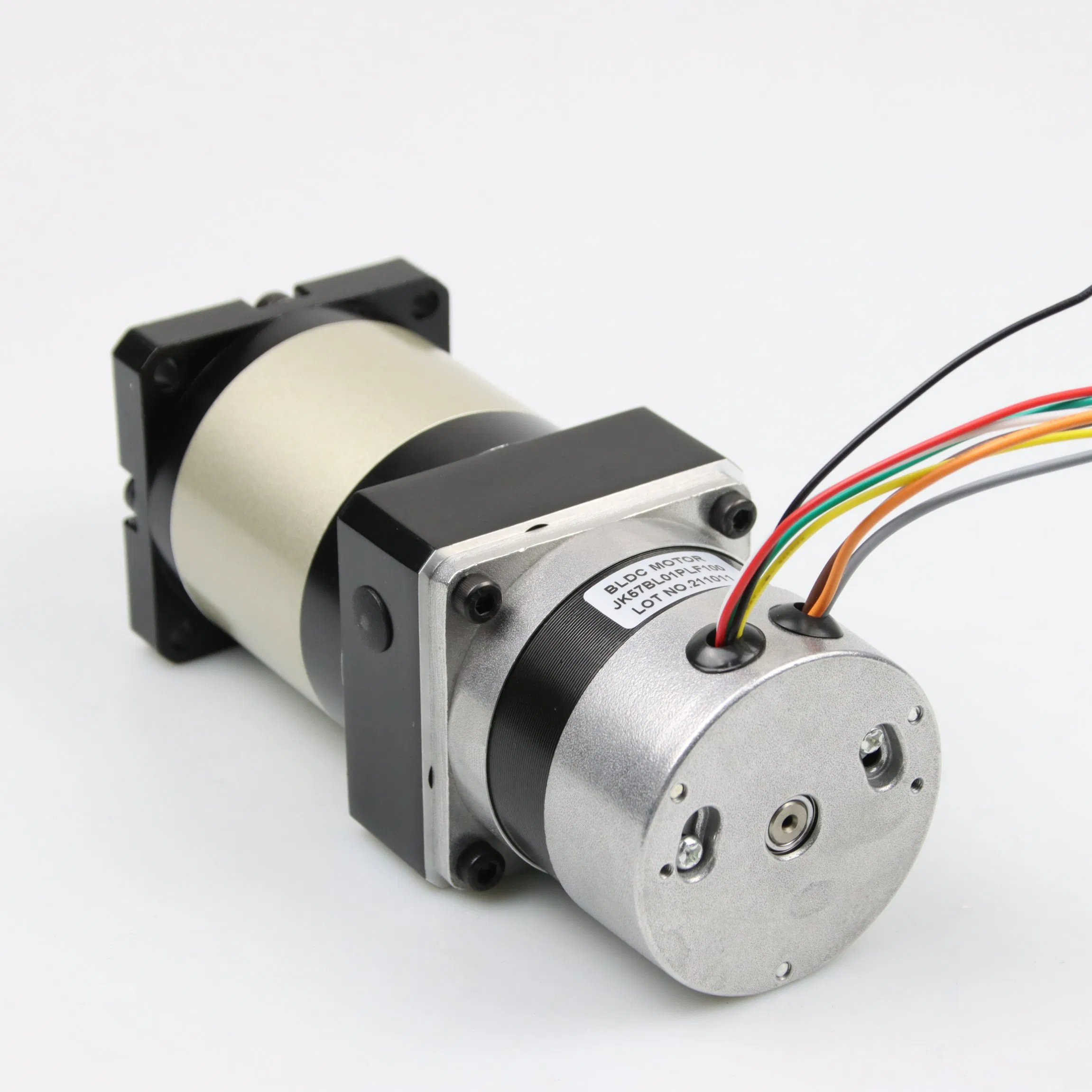 NEMA23 57mm BLDC Brushless DC Motor 2500rpm 28.8W with Gearbox 1: 100 High Holding Torque NEMA23 57mm BLDC Brushless DC Motor 2500rpm 28.8W with Gearbox 1: 100 High Holding Torque
