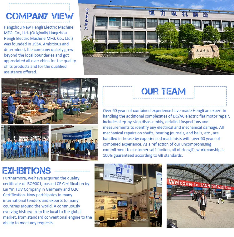 New Hengli Z400-2A 200kw 468rpm DC Electric Motor