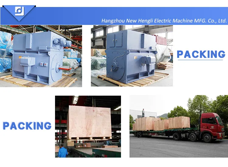 New Hengli Z400-2A 475kw 660V DC Electric Motor