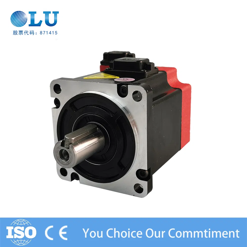 Oulu AC Absolut Encoder Servo Motor and Drive 0.4kw 80mm 1.27nm