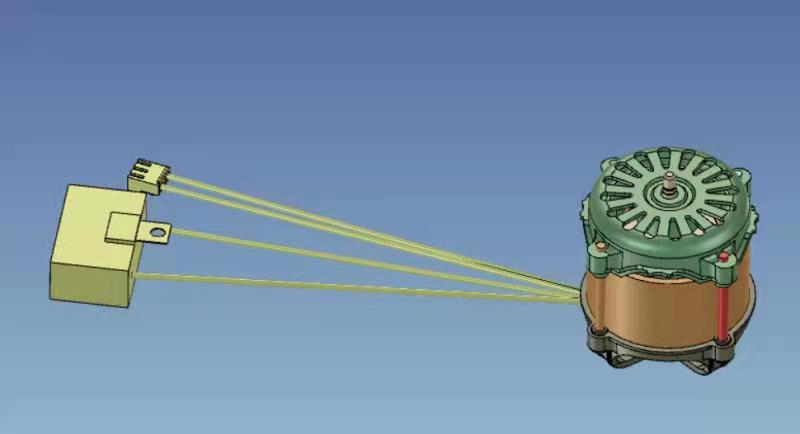 Paper Shredder AC Electrical Capacitor Motor 1000 -1500rpm