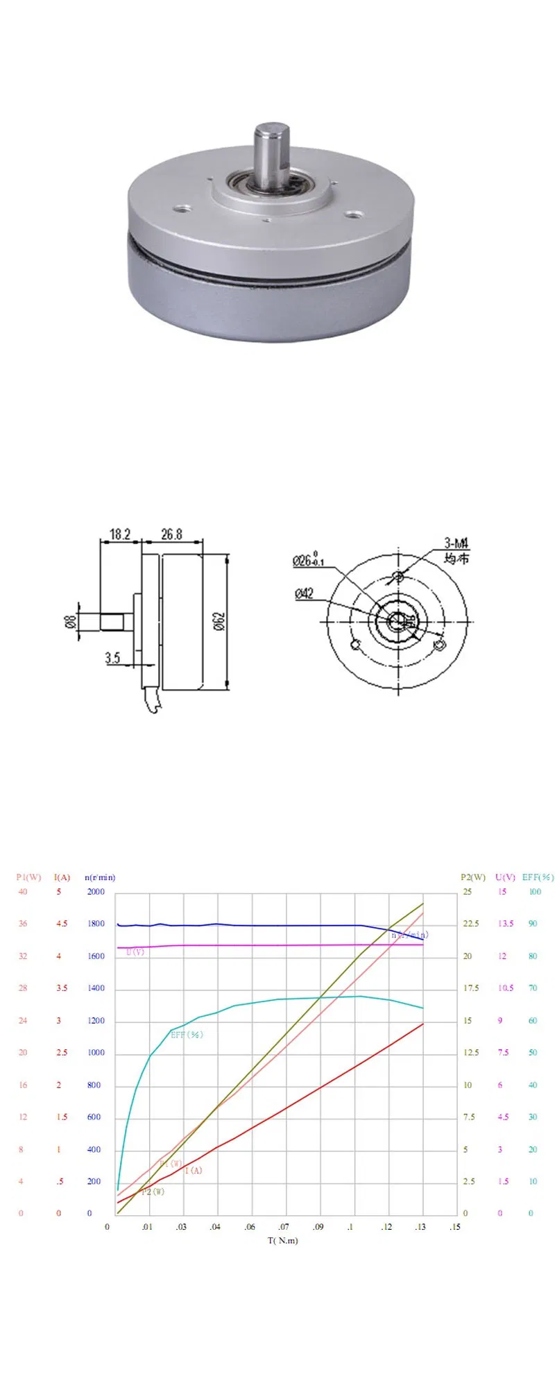 Permanent Magnet DC Brushless Motor