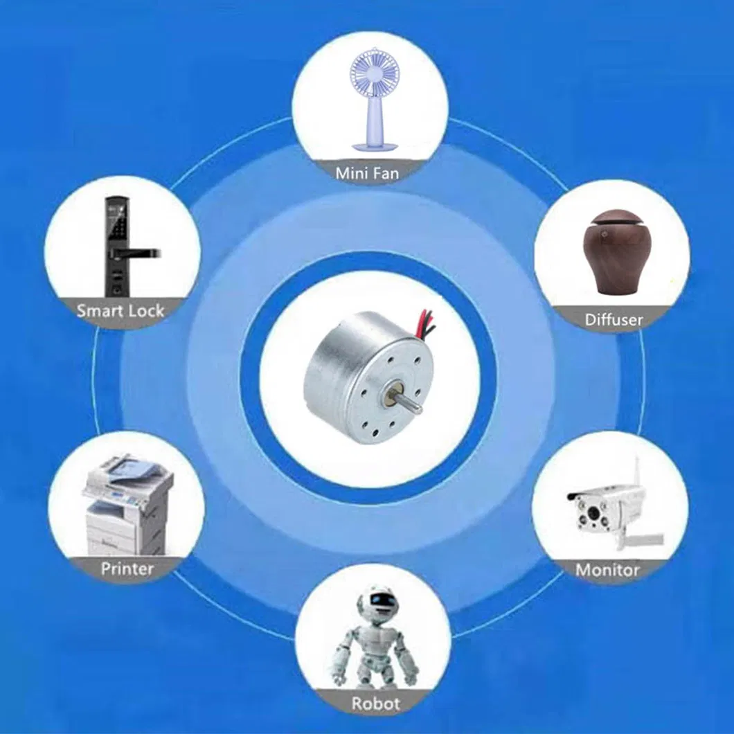 RF-310t -11400 Motor DC 5.9V 6400rpm High Speed 22mm Long Shaft for Toys Boat Car Fan