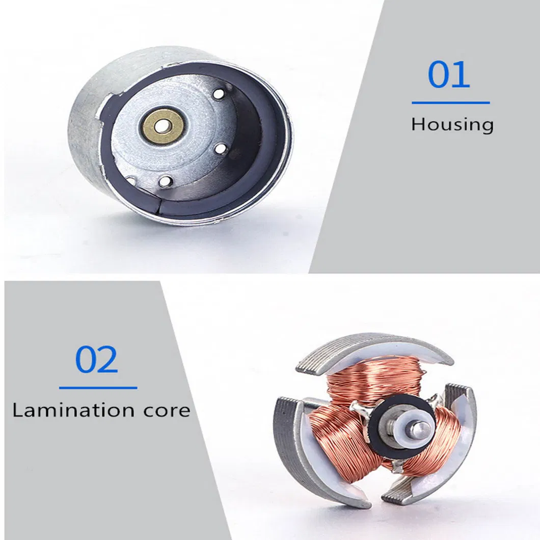 RF-310t -11400 Motor DC 5.9V 6400rpm High Speed 22mm Long Shaft for Toys Boat Car Fan