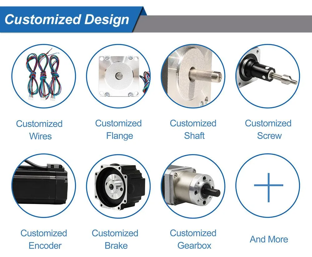 Rtelligent 60mm 80mm 48V 400W 3000rpm DC Brushless Servo Motor with Encoder and Ad Planetary Speed Gearbox, Reducer Ratio 1: 50 with Brake