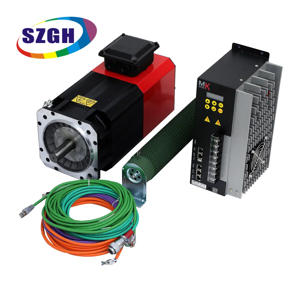 Spindle Servo Motor Support Position / Analog Control CNC 71n. M 1500/8000 Rpm 11kw Servo Spindle Motor Rigid Tapping