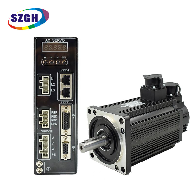 Szgh High Quality 220V 600W AC Servo Motor and Driver for Industrial CNC Lathe Controller Machine
