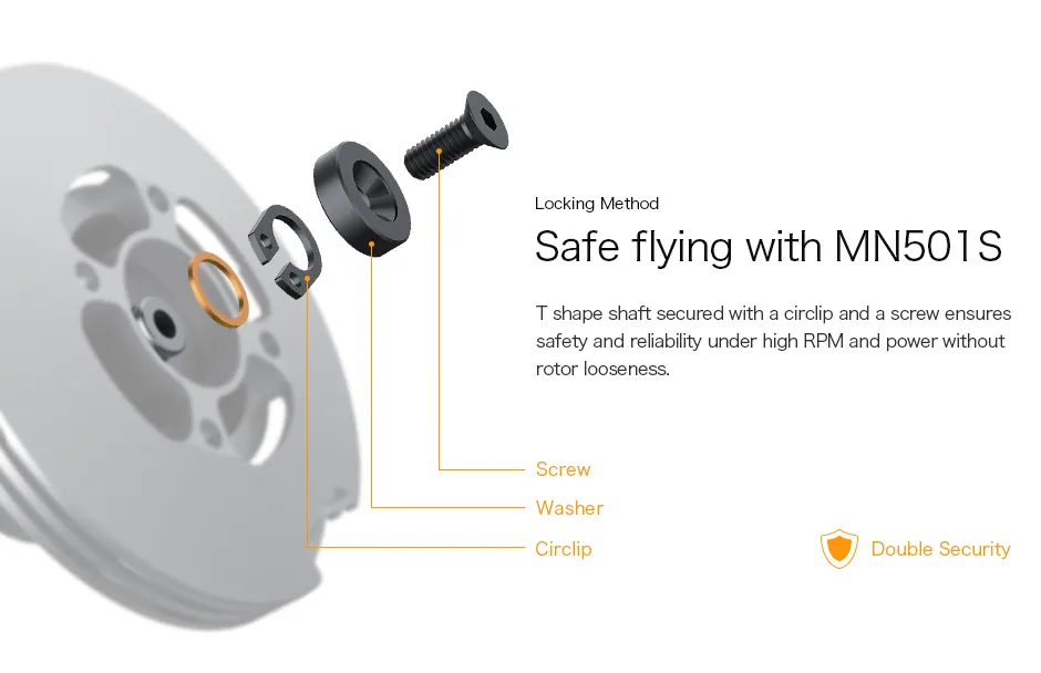 T-Motor Hot Selling Mn501-S Kv300 Industial Powerful for Uav, Drone, Quadcopter