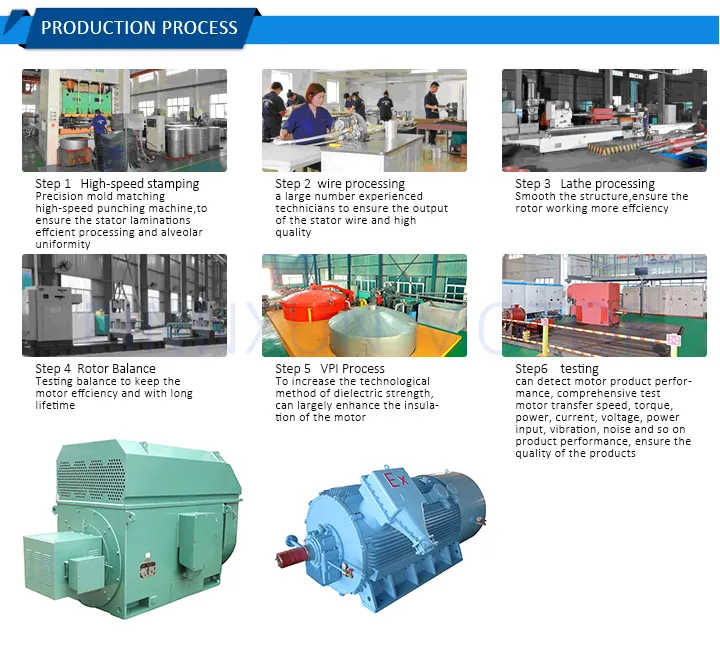 T Tk Tdmk Large Size Synchronous High Voltage Ball Mill AC Electric Induction Three Phase Motor