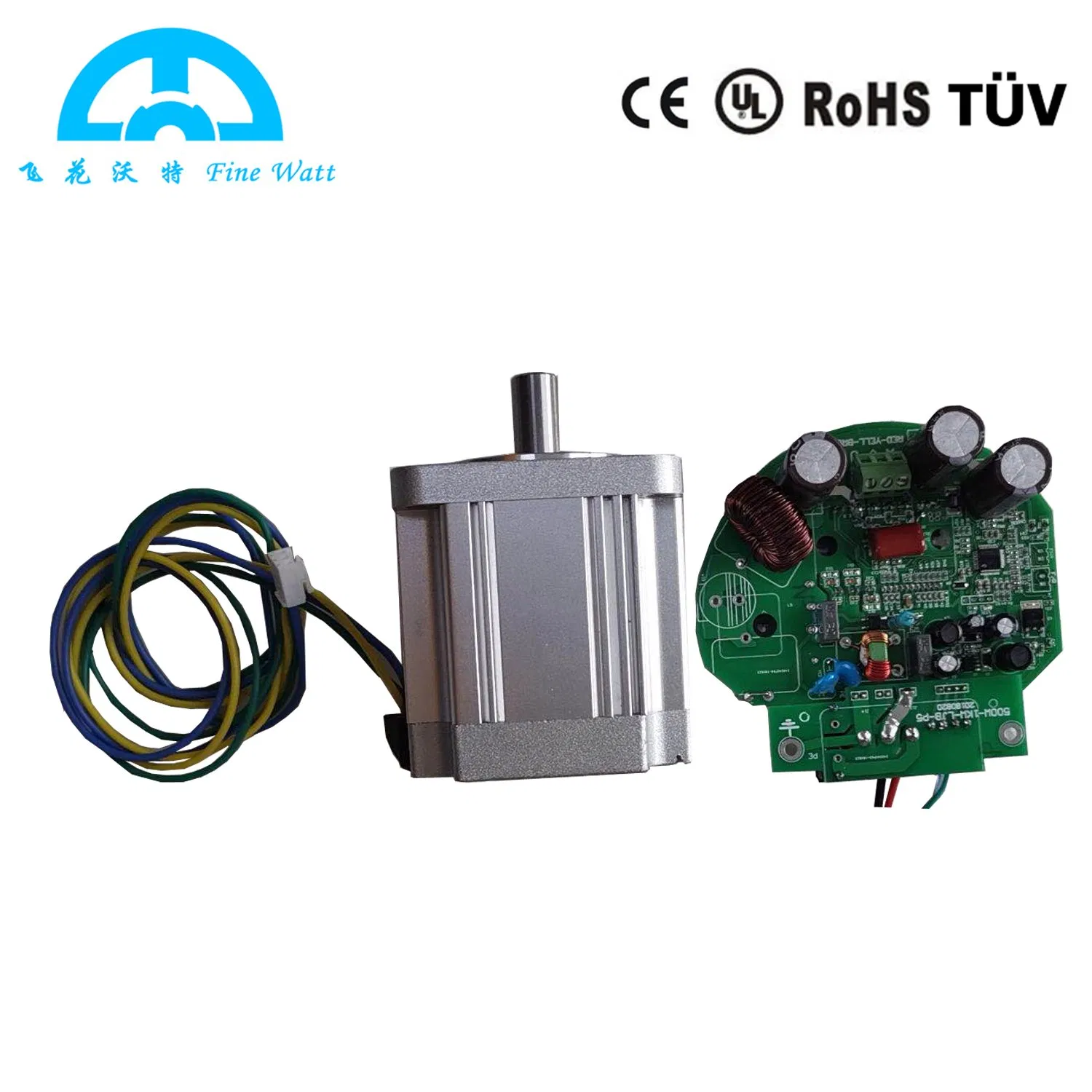 Three Phase Brushless 180-240VAC Motor with High Performance 500W 90 %Efficient