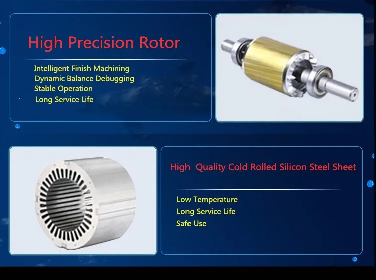 Three Phase Induction 7.5kw Electrical/Electric AC Motor Squirrel Cage Cast Iron Copper Coil with Flange Colore Customized