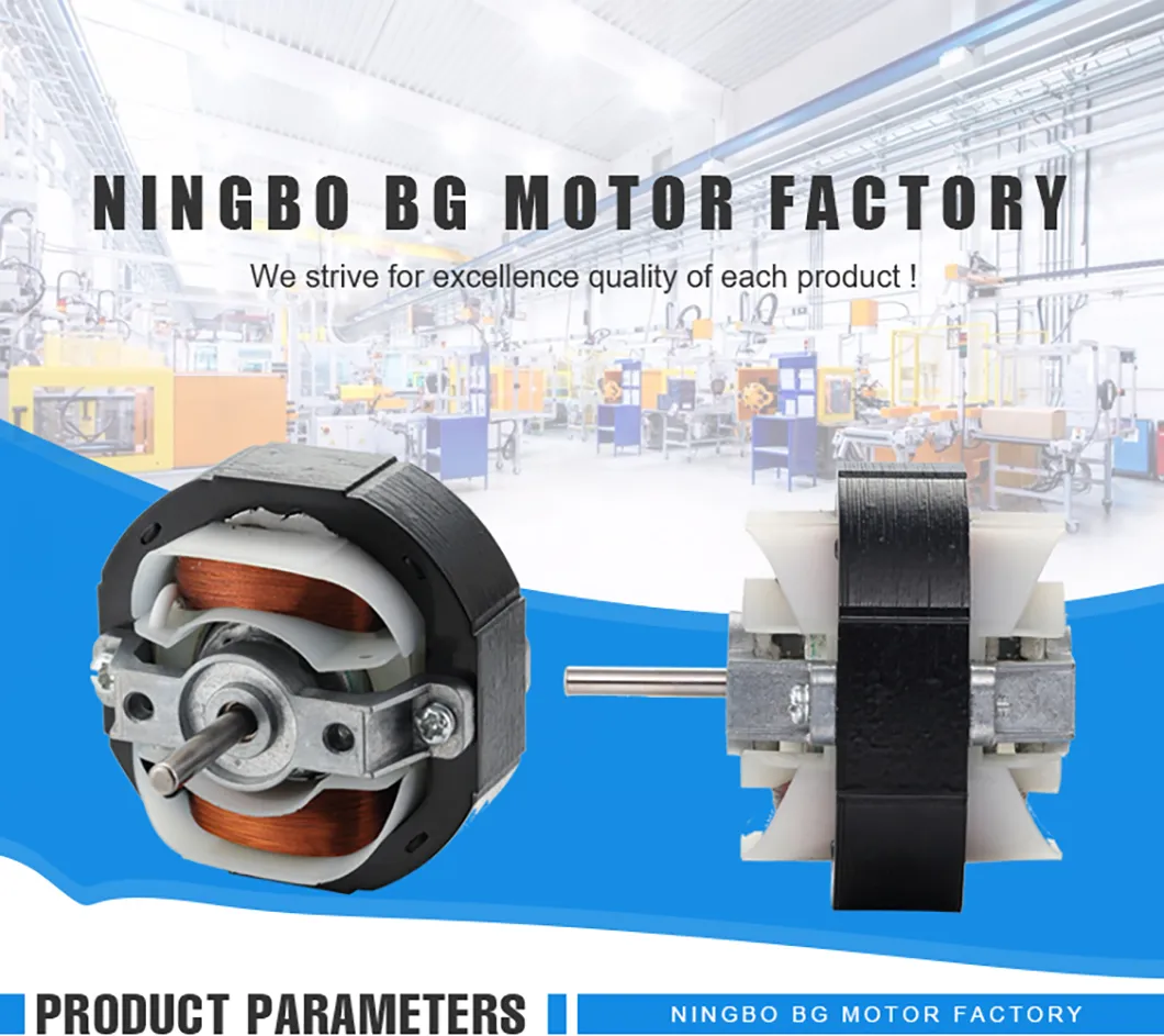 Used in Heater High Speed Yj5812 Shaded Pole Motor with Low Noise Steady Start