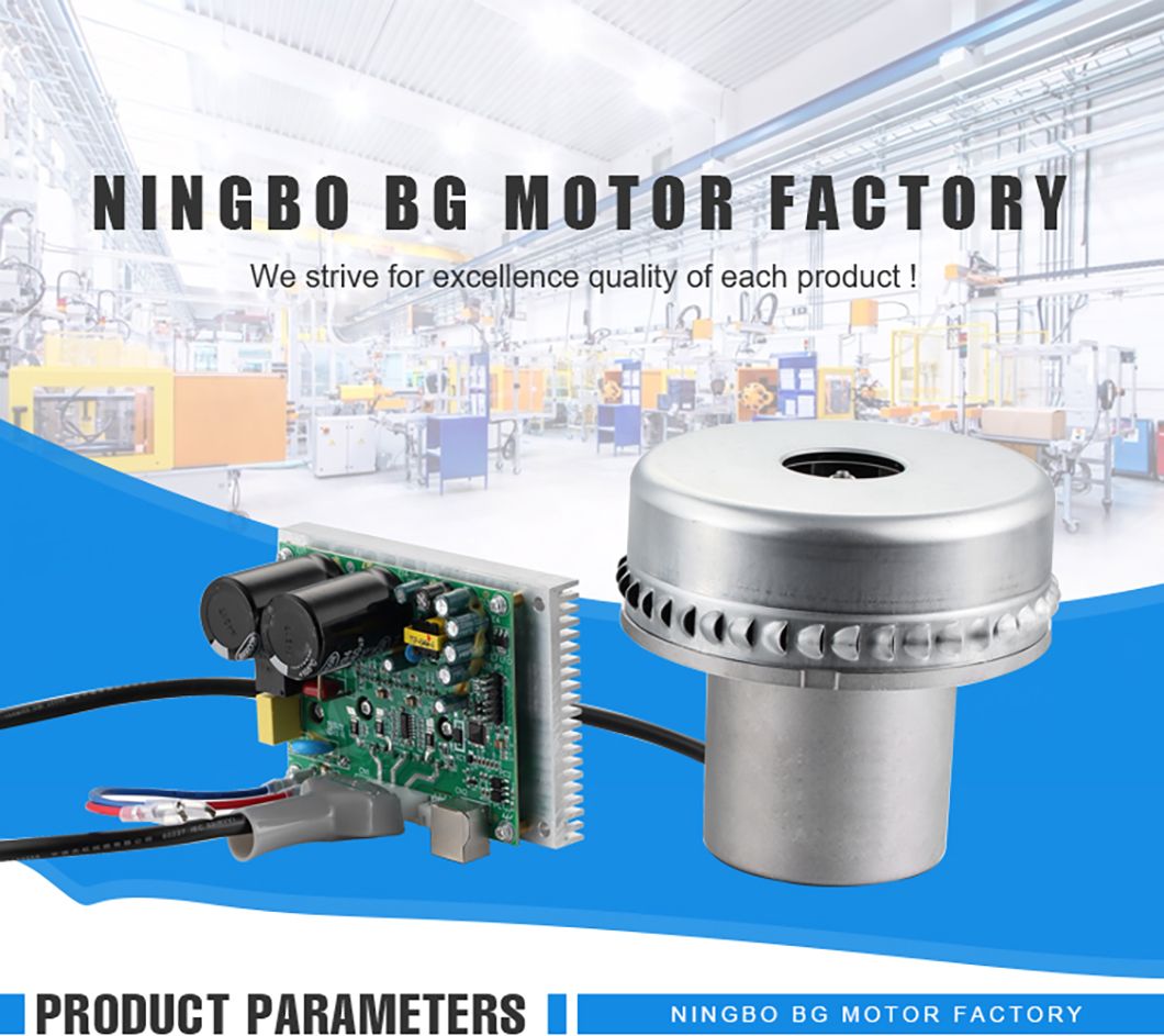 Wet and Dry Electric Motor for Vacuum Cleaner