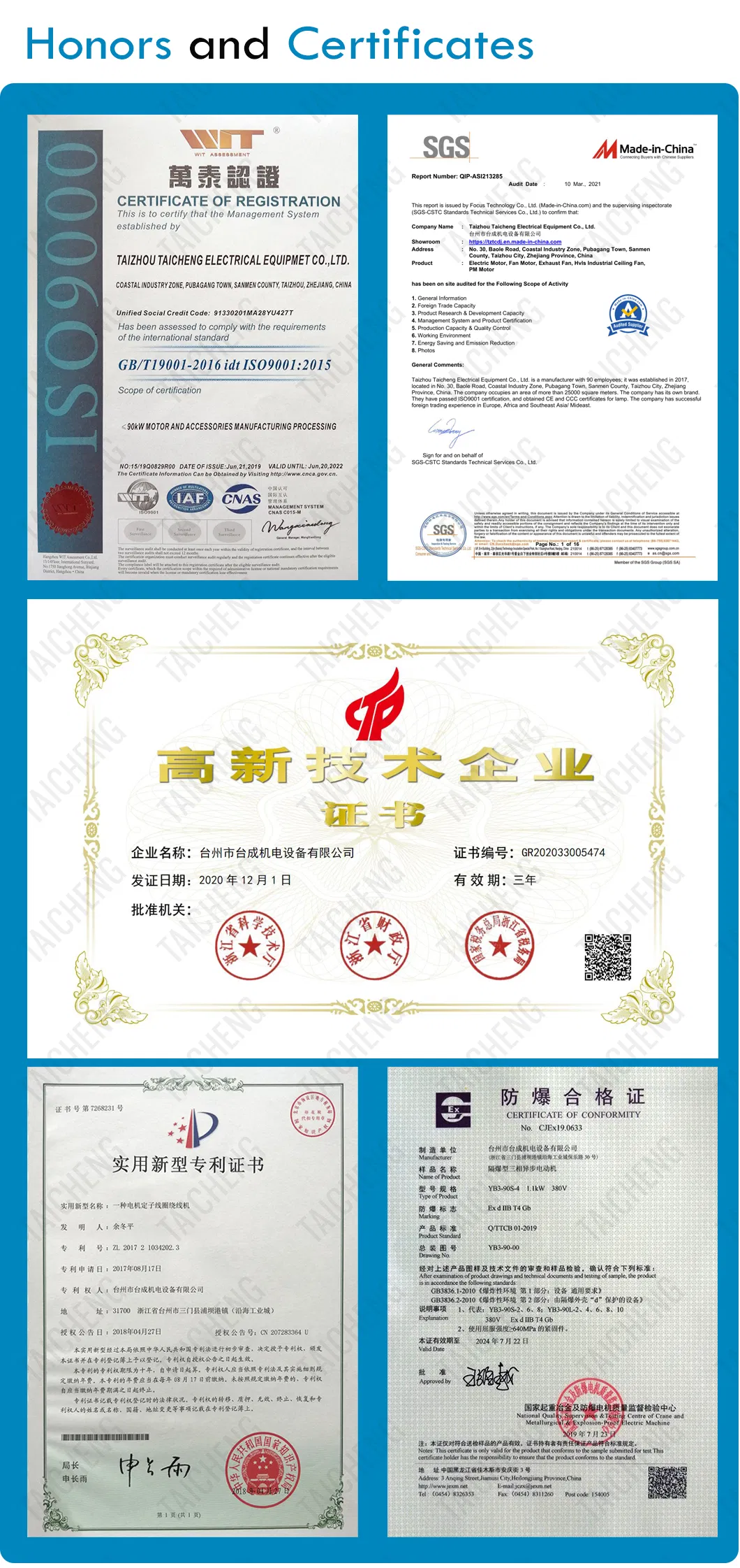 Yc/Ycl Series Single-Phase Capacitor Start Asynchronous Electric/Electrical AC Motor with High Starting Torque