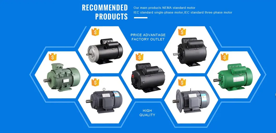 Yl Series 3HP 2pole Dual-Capacitor Induction AC Electric Single Phase Motor