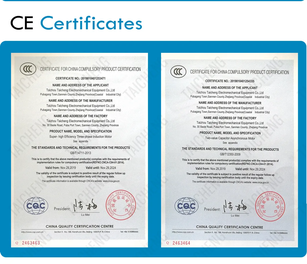 Yl132s1-2 (5.5KW/7.5HP) Dual Capacitor CCC CE ISO 9001 OEM ODM Obm IEC Standard 2800rpm Capacitor Run Capacitor Start Induction Motor for Pump Centrifugal Fan