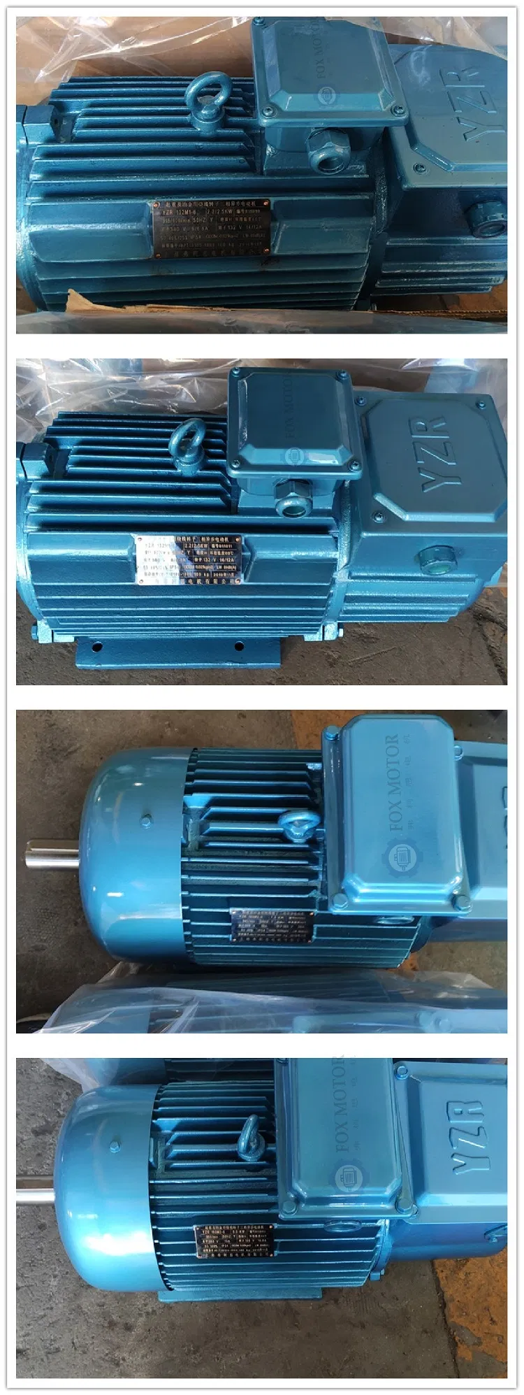 YZR250M2-6 45KW YZR YZ Crane and Metallurgical Wound Rotor Slip Ring lifting Electric AC Motor